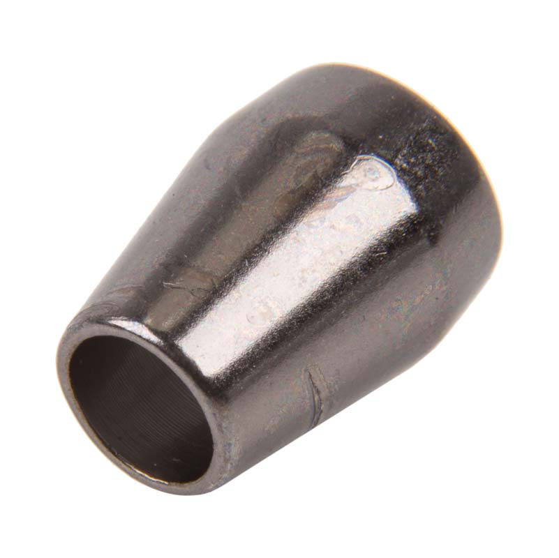 Концевик металл 6660-0072 13,5х10,5мм для шнура 5мм цв черный никель (уп 10шт)3