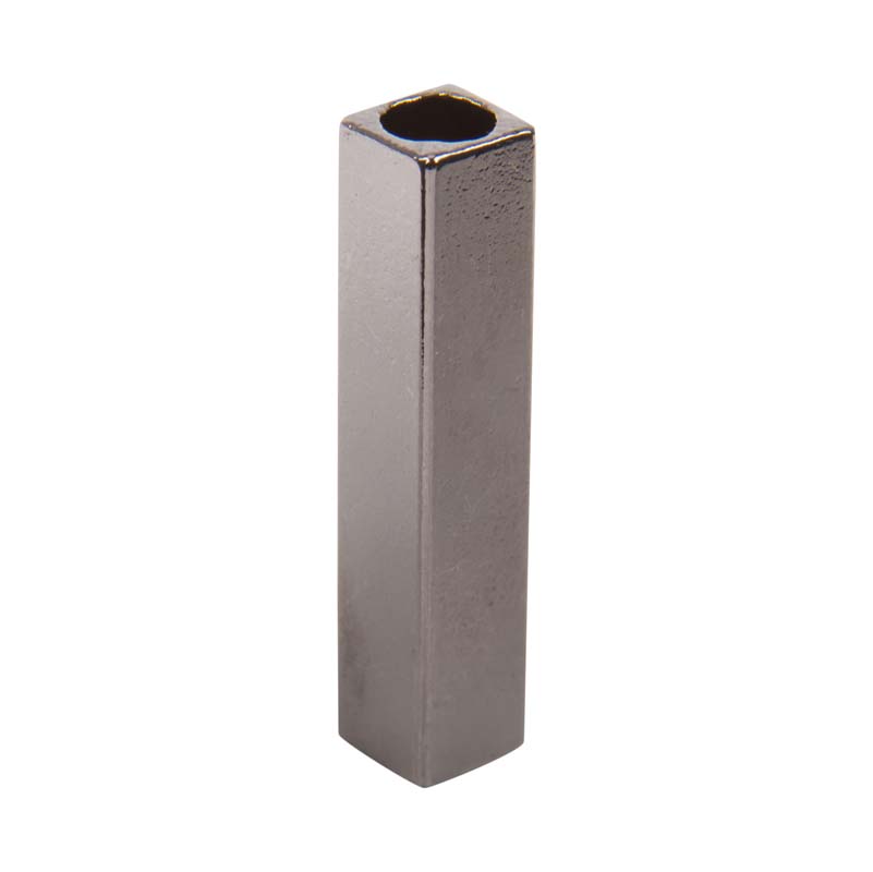 Концевик металл 6660-0032 24х5мм для шнура 3-4мм цв.черный никель (уп 10шт)0