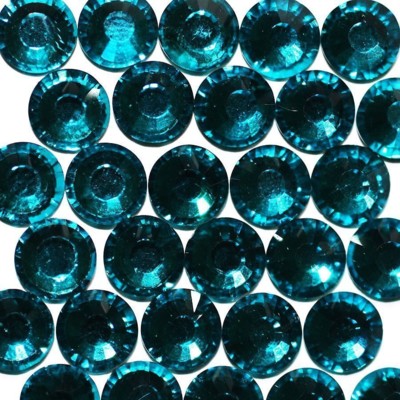 Стразы термоклеевые SS-30, D=6,3-6,5мм (упаковка 288 штук) цв.9009 BLUE ZIRCON (0)