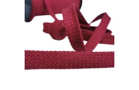 шнур для одежды плоский 15мм, 100хб, цв бордовый/127 (катушка 50м) bombacio купить по 13.5 - в интернет - магазине Веллтекс | Оренбург
.