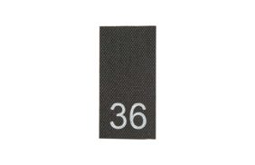 р036пч 36 - размерник - черный (уп.200 шт) купить по цене 99.85 руб - в интернет-магазине Веллтекс | Оренбург
