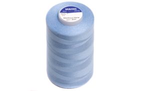 нитки швейные 100% pe 40/2 цв s-231 синий бледный (боб 5000ярдов) veritas купить по 119 - в интернет - магазине Веллтекс | Оренбург
.