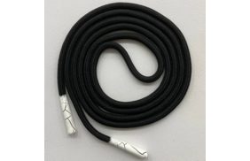 шнурки tby круглые 4мм арт.slf041 длина 130 см цв.черный купить по цене 60 руб для домашнего шитья - в интернет-магазине Веллтекс | Оренбург

