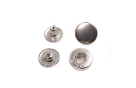 кнопка l-15 цв никель сталь 15мм (уп ок.72шт) veritas купить по цене 360 руб - в интернет-магазине Веллтекс | Оренбург
