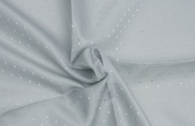 ткань подкладочная поливискоза, 90гр/м2, 52пэ/48вкс, 146см, серый светлый жаккард точка/s343, (50м) купить в Оренбурге.